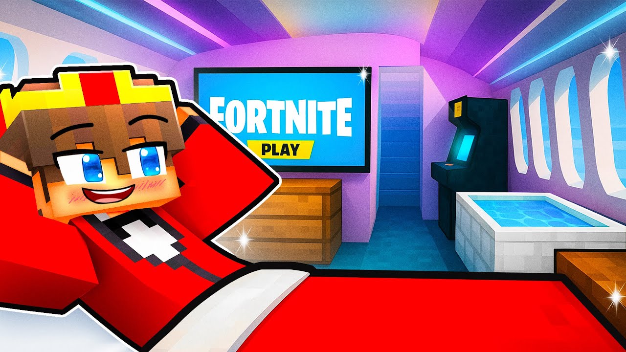 Ich habe ein ULTRA PRIVATJET gebaut in Minecraft!