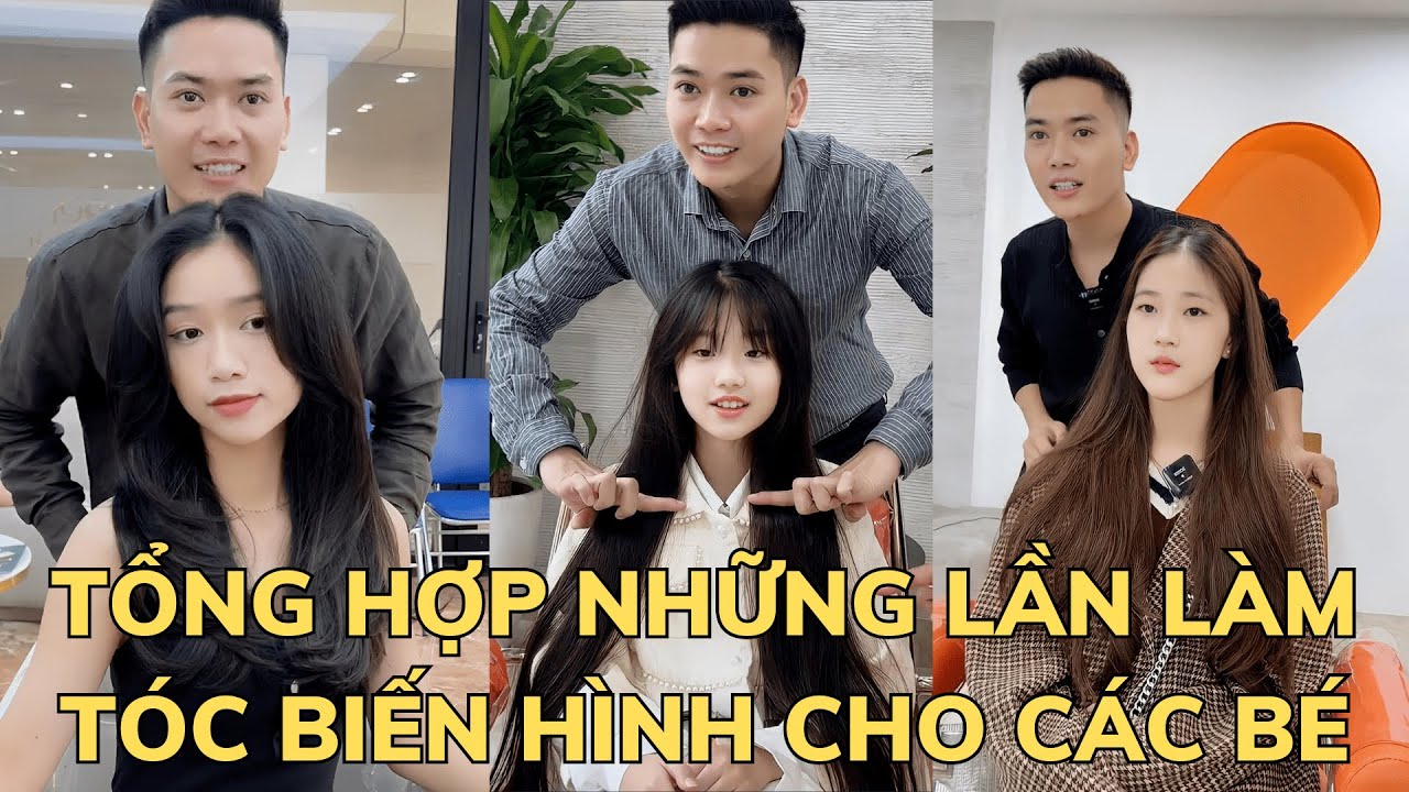 TỔNG HỢP NHỮNG LẦN LÀM TÓC BIẾN HÌNH CHO CÁC BÉ TẠI 1900 HAIR SALON | TIKTOK  VIỆT NAM