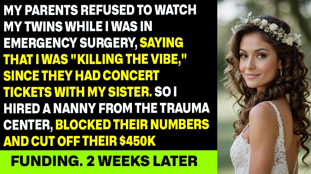 My parents refused to care for my twins during surgery—until my uncle spoke up, and their smug faces