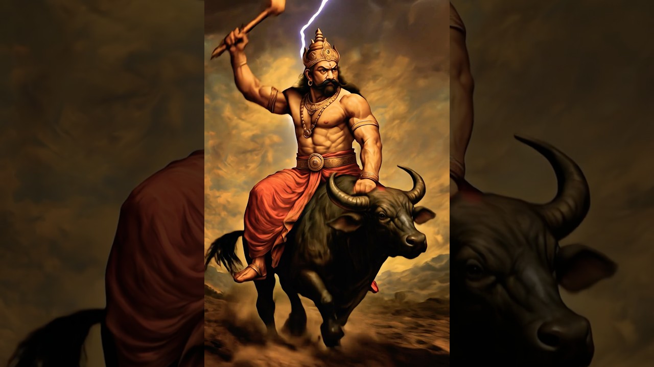 When Lord of Justice himself enters the battlefield, the fate of evil is sealed #ai  #death #yamraj