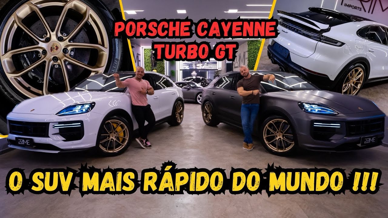 O SUV MAIS RÁPIDO DO MUNDO - PORSCHE CAYENNE TURBO GT 2025 !!!
