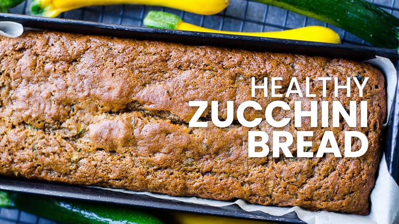 Healthy Zucchini Bread | Low Sugar and Low Fat