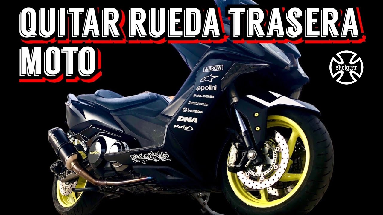 Desmontar RUEDA Trasera MOTO | AK550 y Tmax