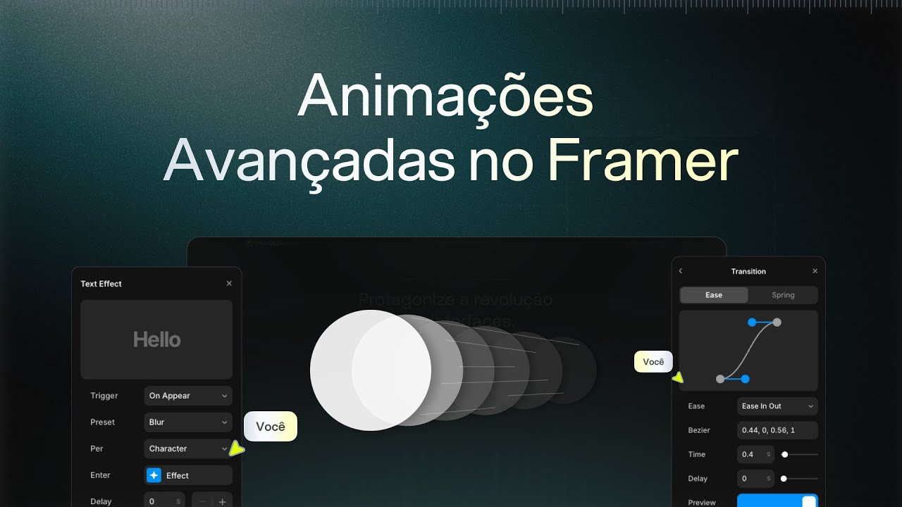 Animações Avançadas no Framer
