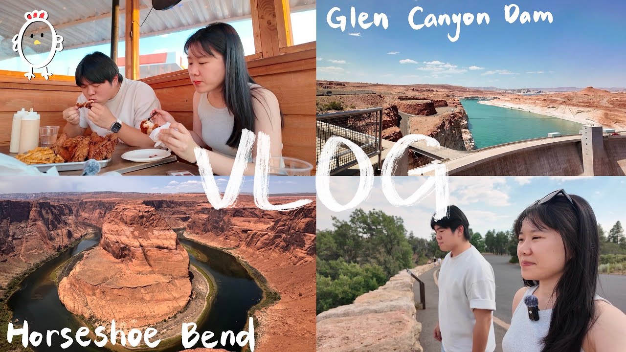 【美國亞利桑那ep.5】大峽谷雷擊失火🔥、羚羊谷＆馬蹄灣、超好吃炸雞！