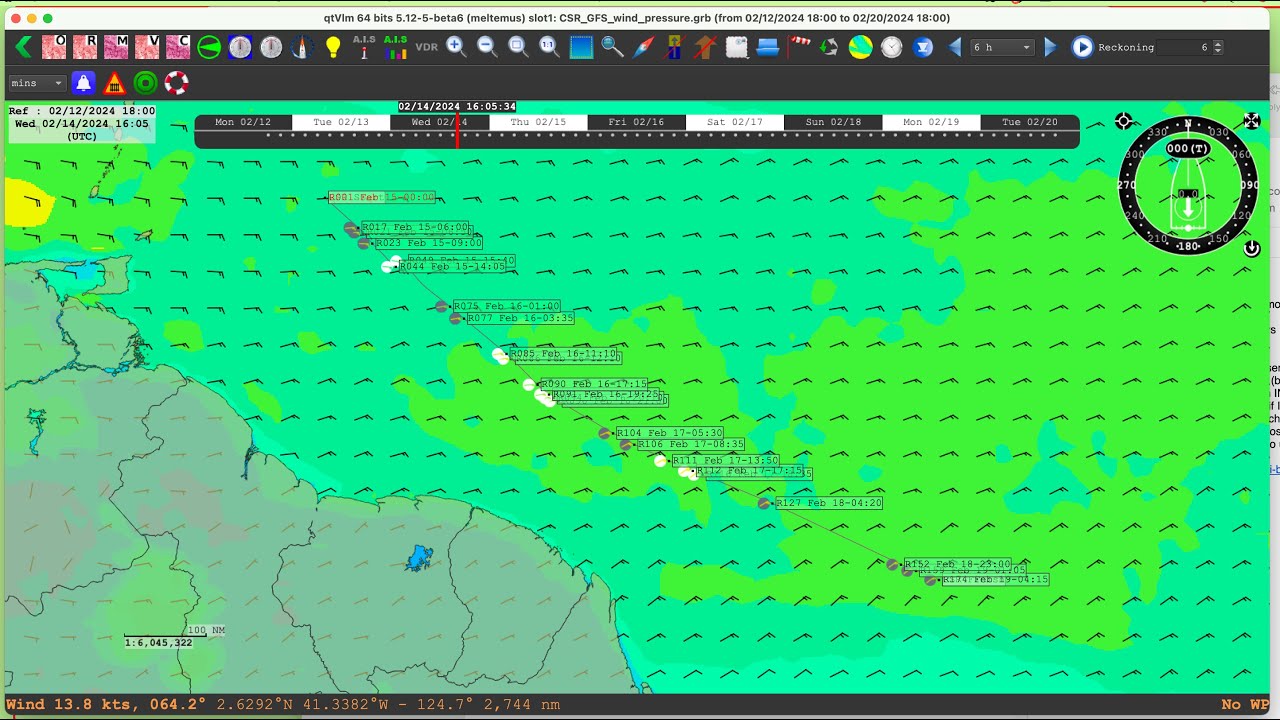 Optimum Sailboat Routing in qtVlm: Step by Step