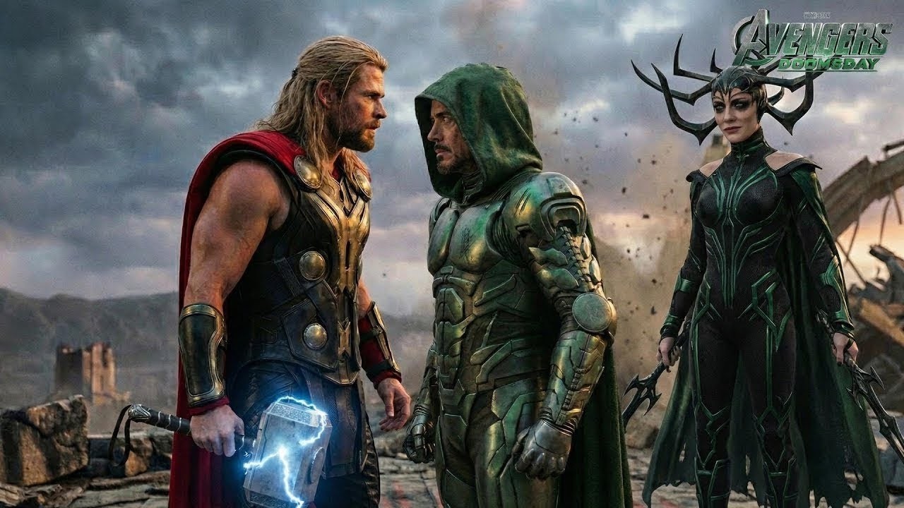 Doctor Doom Stark faces Thor's wrath after reviving Hela