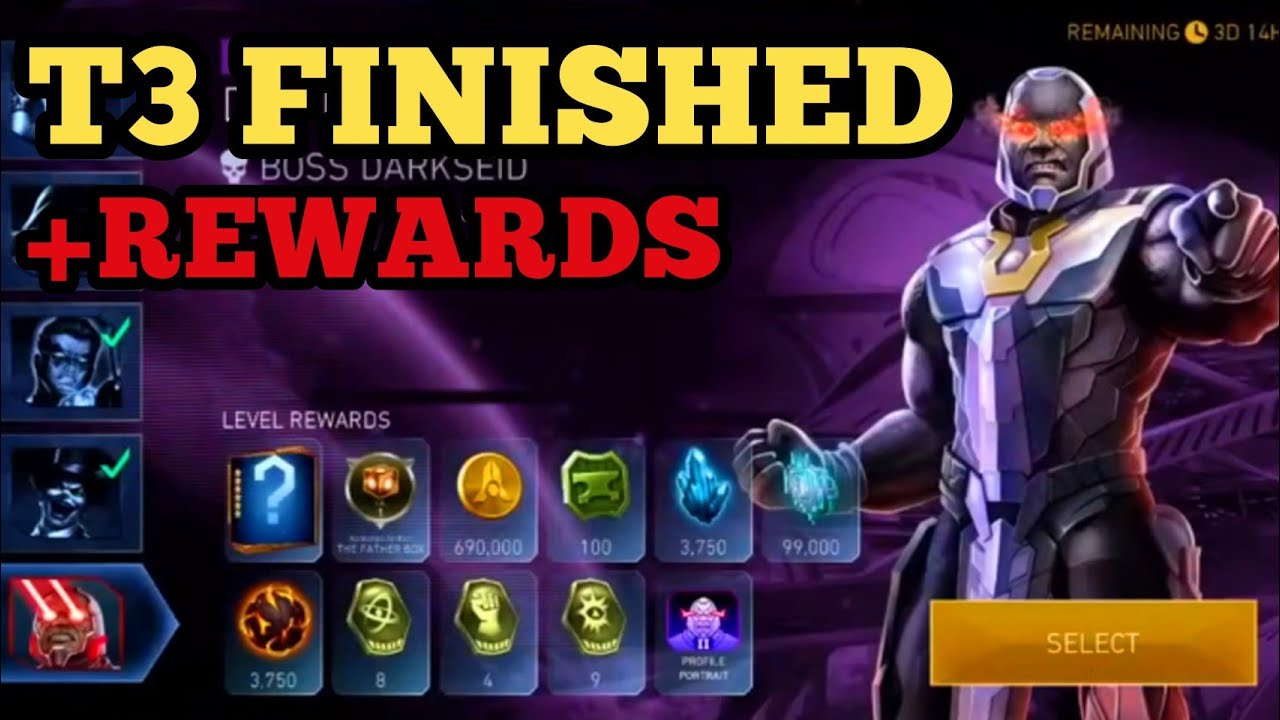 Finishing Solo Raids T3 & Rewards!!! - Injustice 2 Mobile