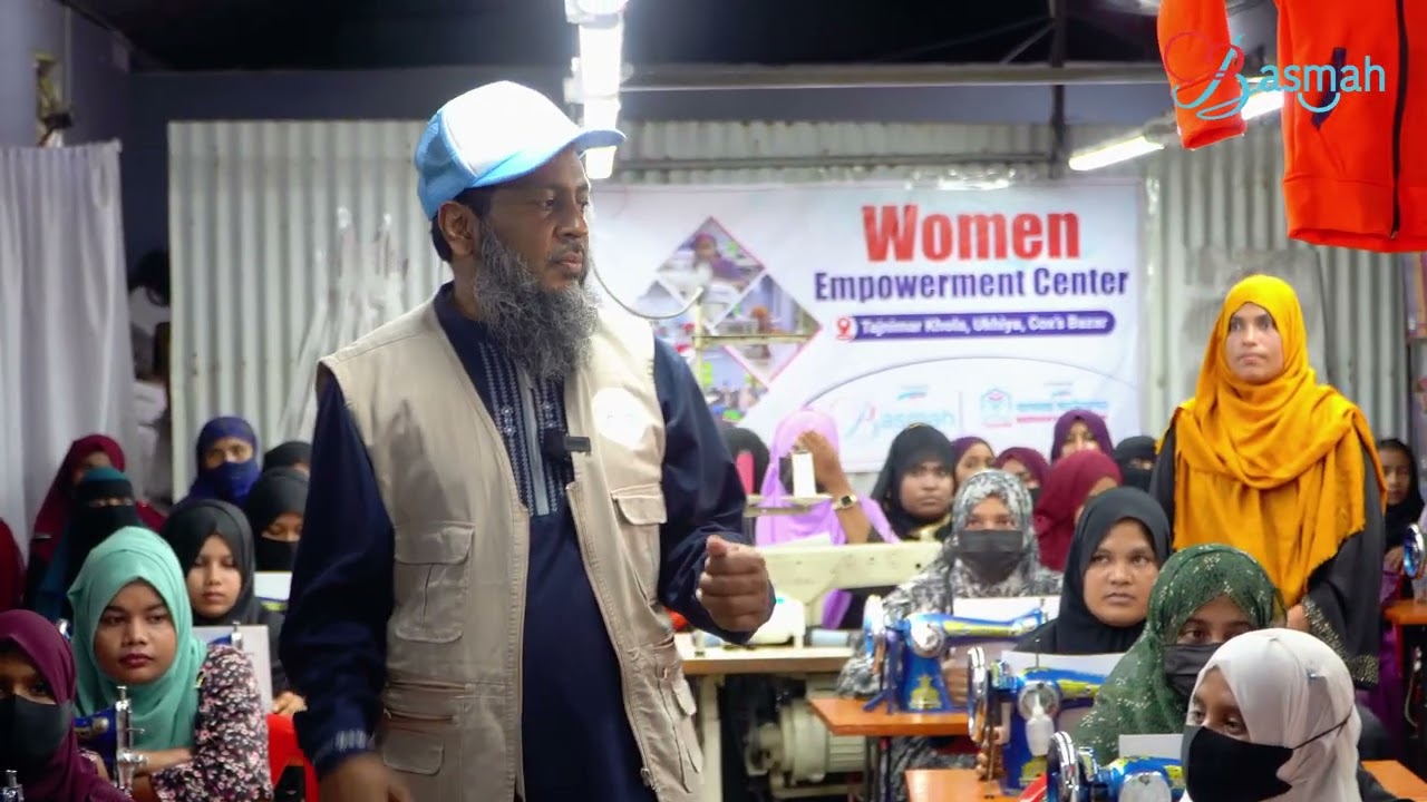 When she rises, her whole family rises. 💙 | BASMAH Empowering Women Project