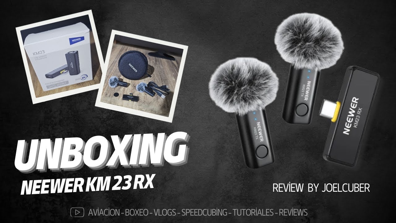 Unboxing Microfofono Neewer KM23 - Joell Hernandez