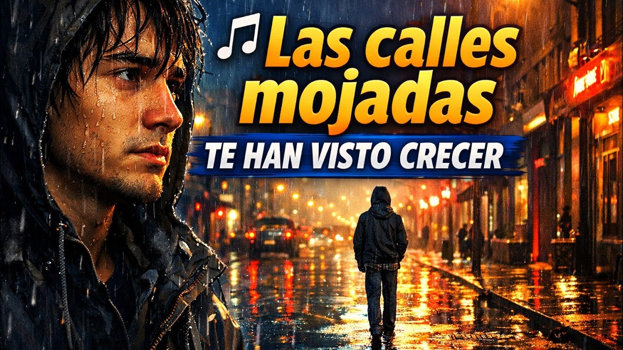 🎵 Las calles mojadas te han visto crecer