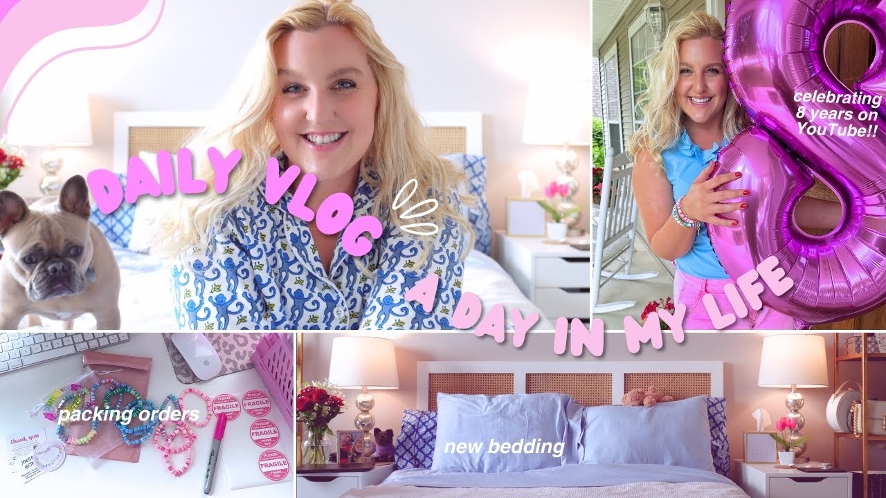 DAY IN THE LIFE OF A SMALL BUSINESS OWNER & 8 YEARS ON YOUTUBE || KellyPrepster