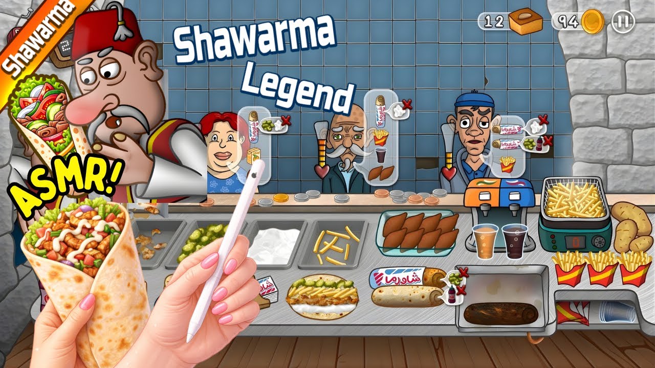 Shawarma Legend ASMR Gameplay 🌯 | Cozy iPad Game &bull; No Commentary