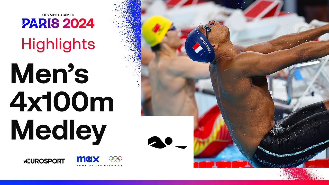 DOMINATION! 🥇 | Men's Swimming 4x100m Medley Relay Highlights | #Paris2024