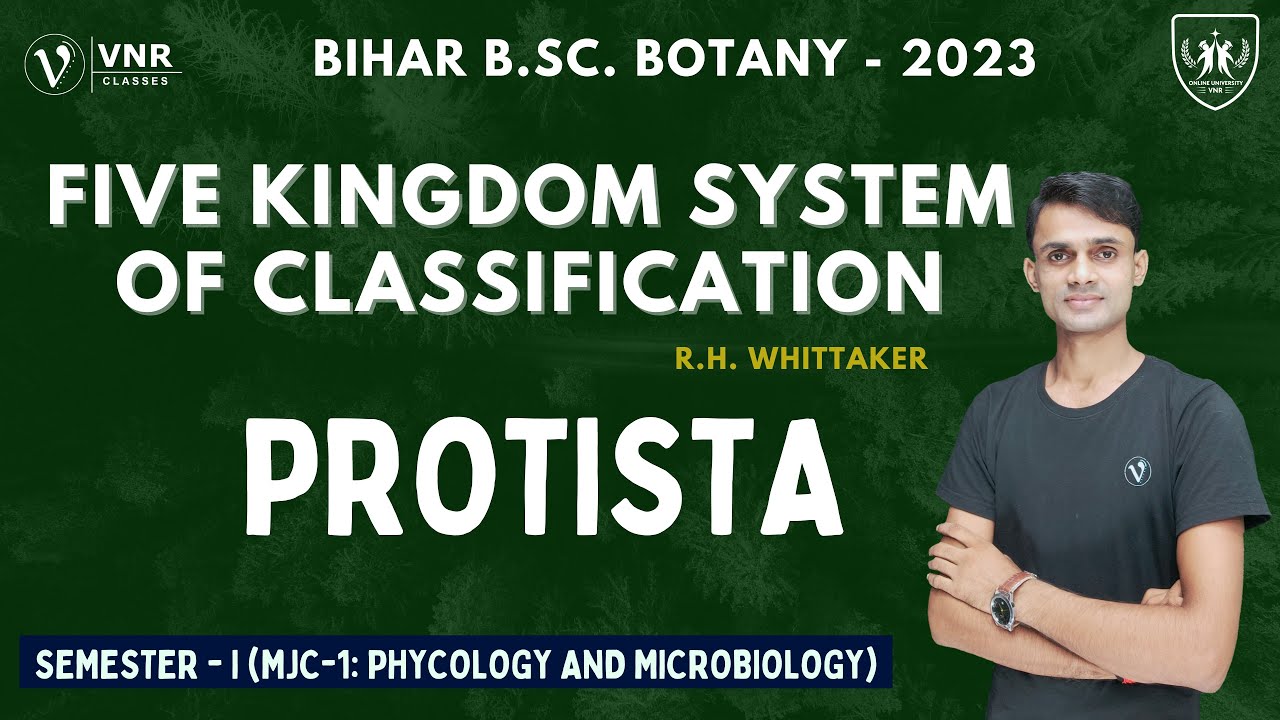 (4) FIVE KINGDOM SYSTEM OF CLASSIFICATION -02 ||  PROTISTA || BIHAR B.Sc. BOTANY 2023 || SEMESTER _I