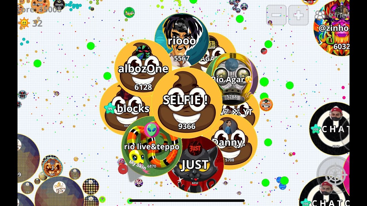 RIO AGAR LIVE | AGARIO MOBILE LIVESTREAM | Eu Regions 🤠😍