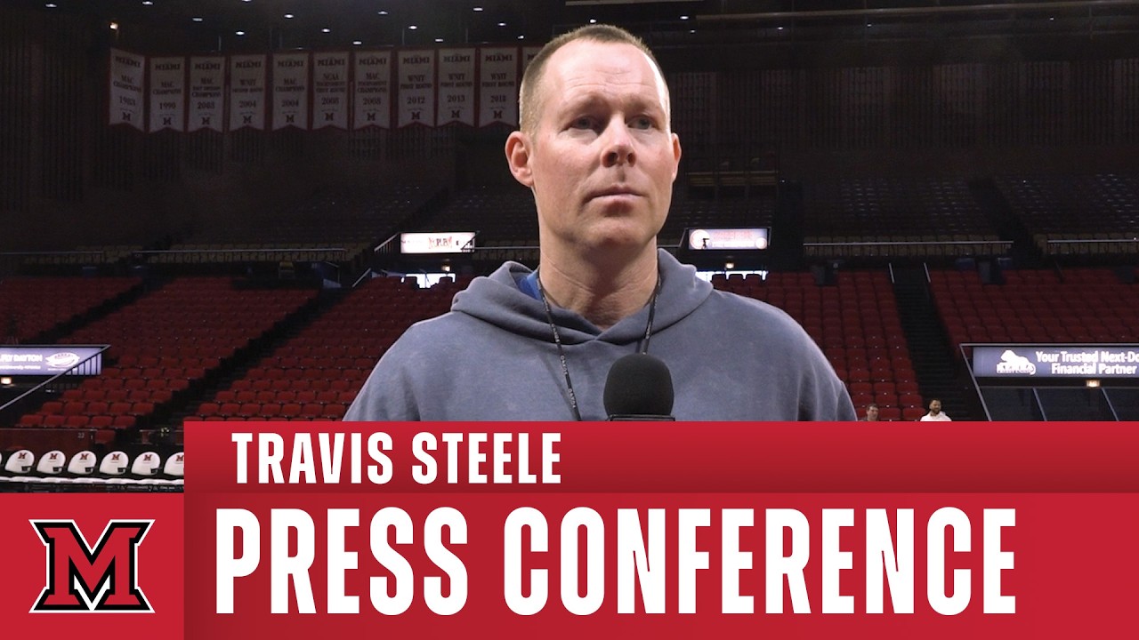 Miami Men's Basketball Head Coach Travis Steele 3-5 Weekly Press Conference