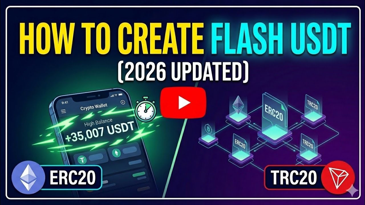 Flash USDT Tutorial 2026 | Binance and more 