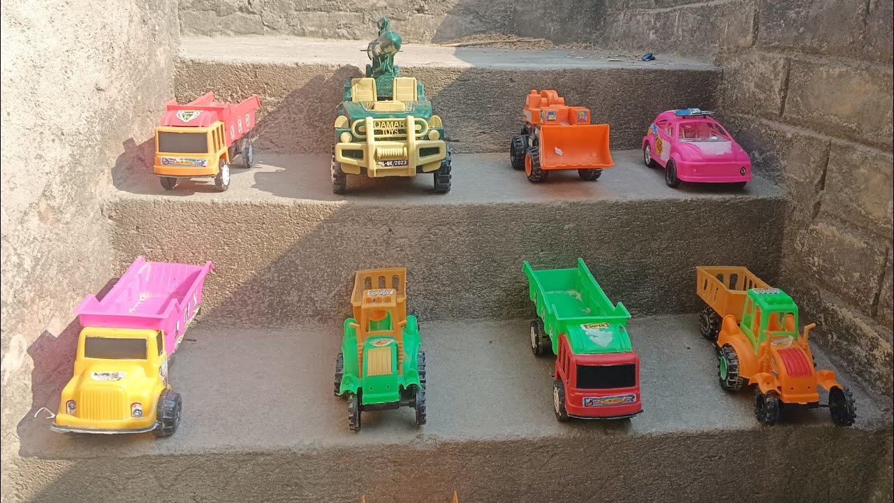 RC Fully Loaded DJ Truck Stuck in Deep Mud Rescue Mission &ndash; Chatpat toy tv