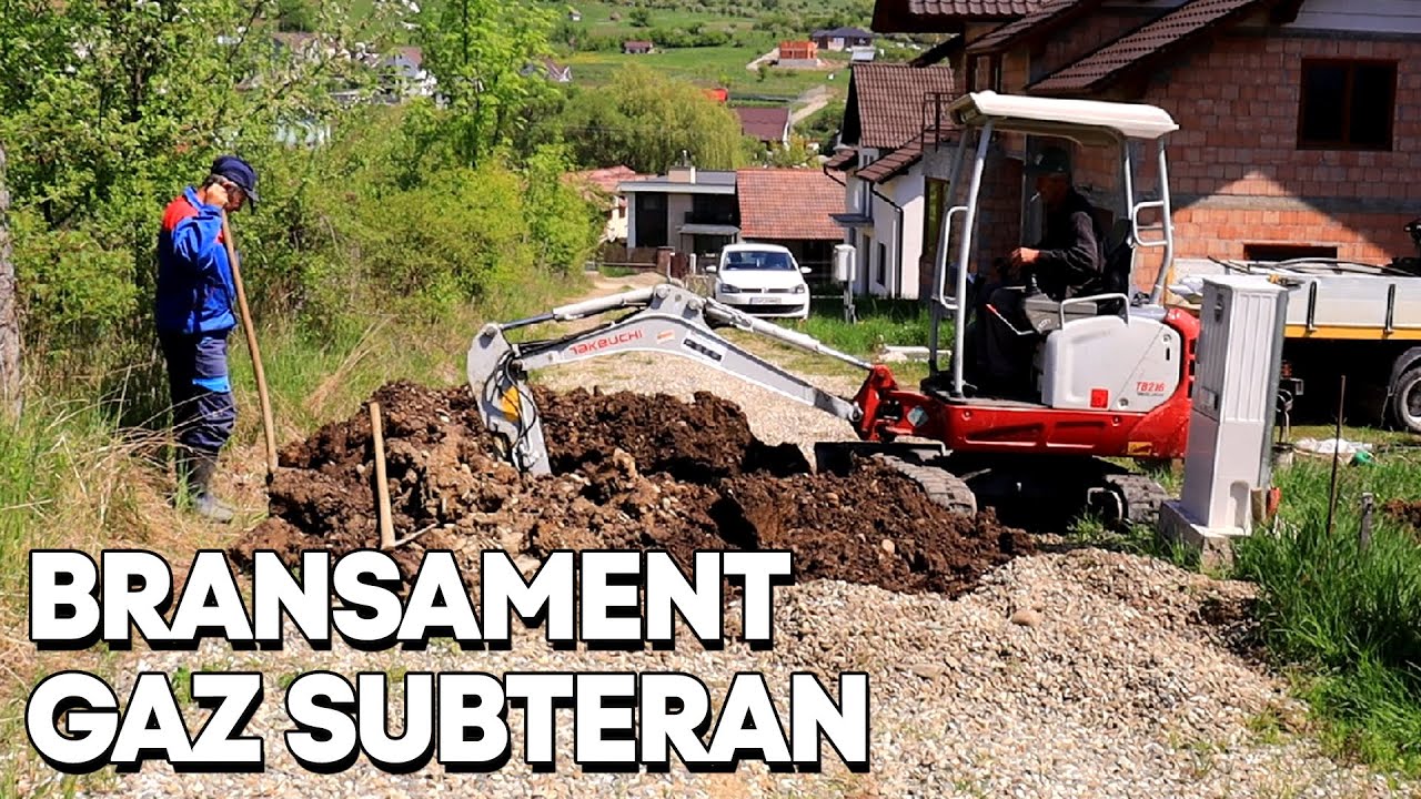 Cum se face un bransament de gaz subteran de la cap la coada !?