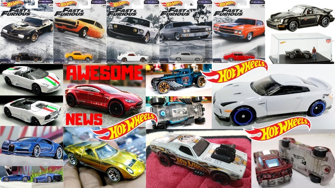 Hot Wheels 2019 F&F Premium Set, ID Series, New 2019 Cars, J Case Lineup,... Hot Wheels News!!! 13+