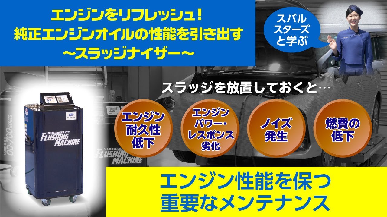 純正エンジンオイルの性能を引き出す「スラッジナイザー」