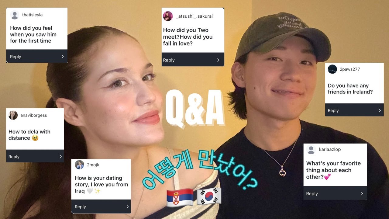 Q&A: 세르비아 여자와 한국 남자 / 어떻게 만났어? Serbian Korean Couple / How We Met? What We Like About Each Other?