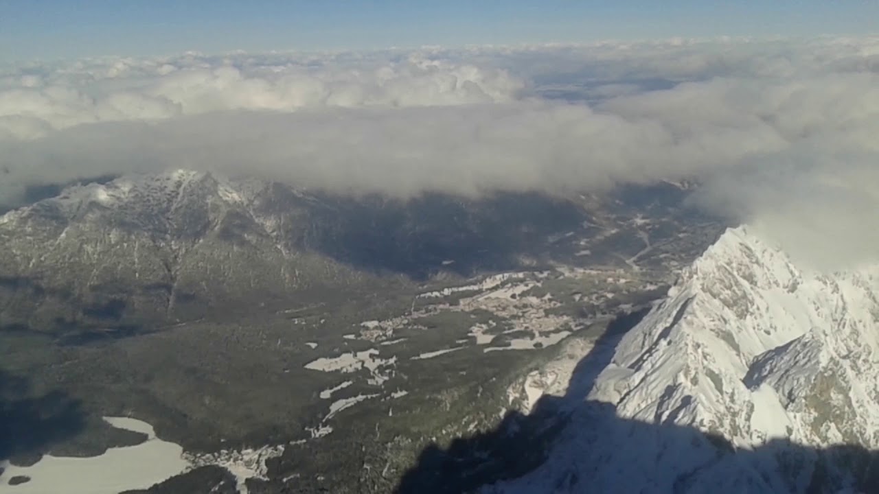 View From Zugspitze - Germany's tallest Mountain