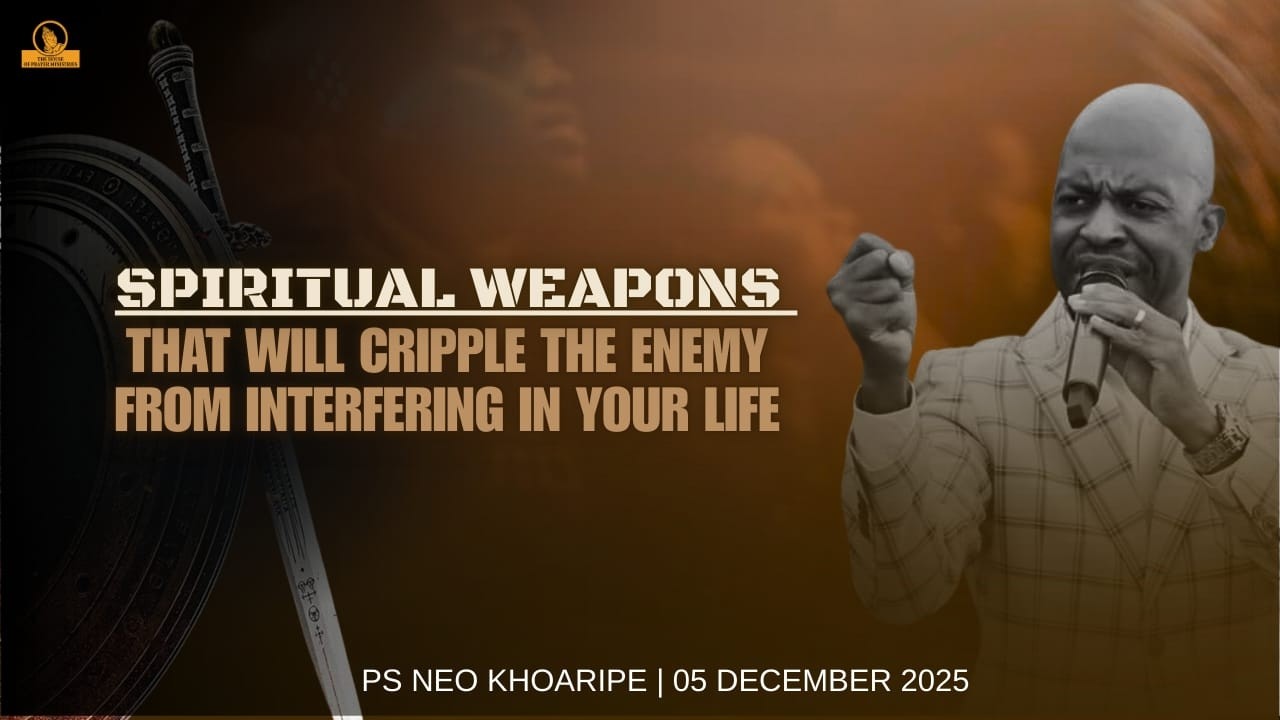 Spiritual Weapons That Cripple The Enemy | Ps Neo Khoaripe