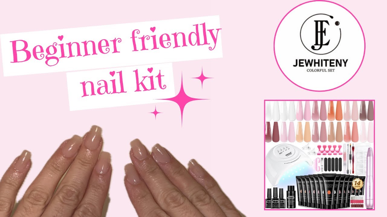 How to: Polygel nails + Jewhiteny kit review