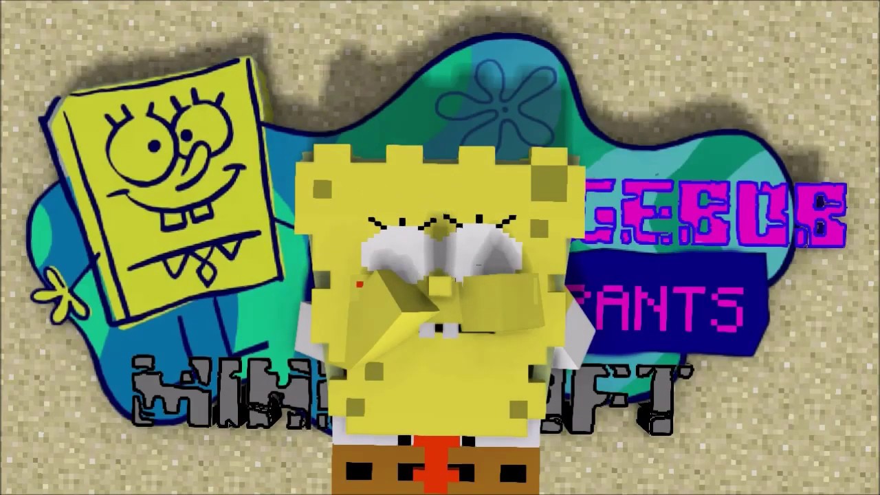 SpongeBob Theme Song in Minecraft REMAKE (R.I.P Stephen Hillenburg)