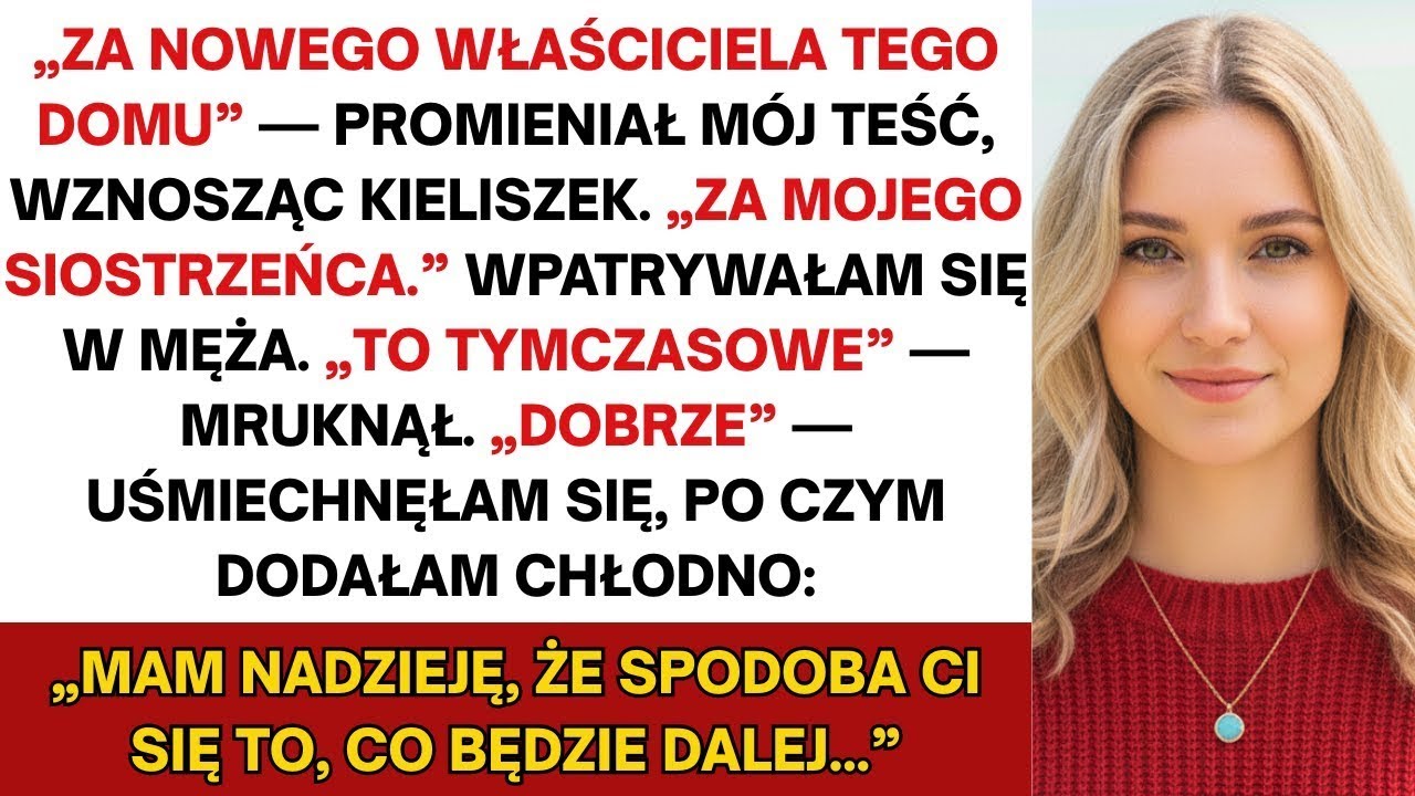 Na Rodzinnym Spotkaniu Mój Teść Ogłosił, Że Podarował Nasz Dom Kuzynowi Mojego Męża…