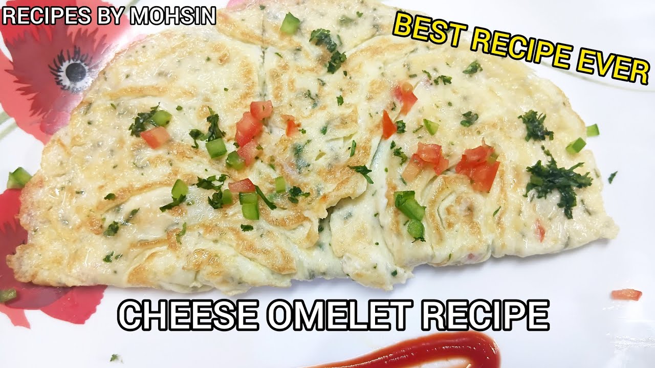 BEST CHEESE OMELET RECIPE EVER🤤😋👌🏻CHEESY OMELET!RECIPES BY MOHSIN 