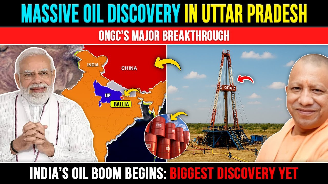 Индия открыла ОГРОМНЫЕ запасы сырой нефти | Экономика Индии | Уттар-Прадеш | Новости на английско...