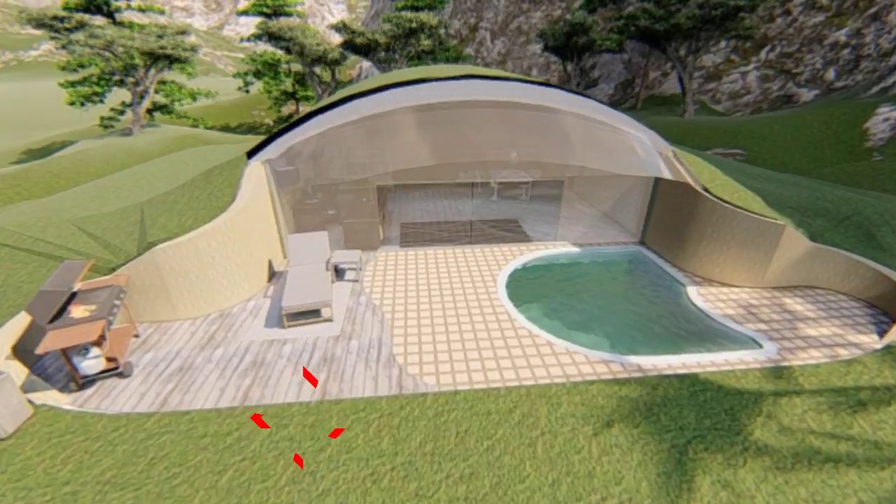 Dream House: Earth-Sheltered Home (KAEA 3215: 2018 RCD-II design project,Construction Phases)
