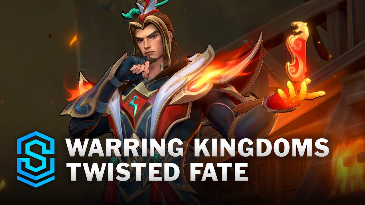 Warring Kingdoms Twisted Fate Wild Rift Skin Spotlight