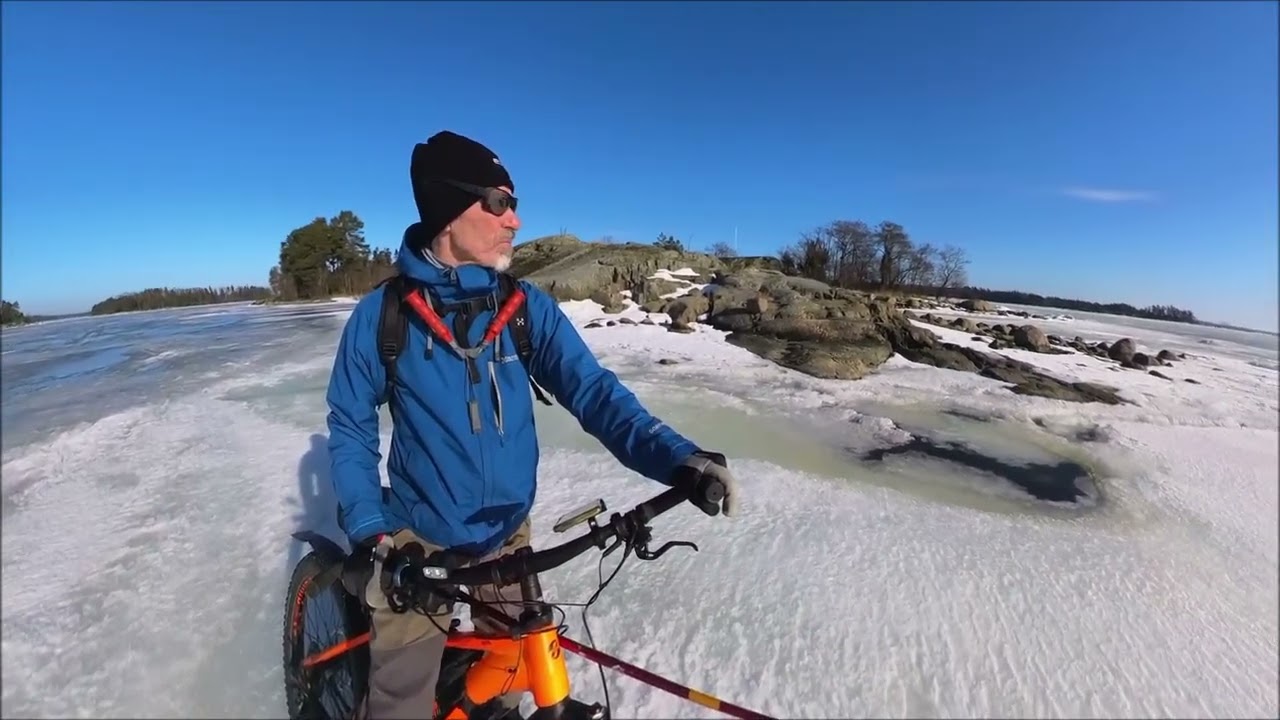 Fillaroiden jäillä / Biking on ice  Sipoo FIN 6 3 26 osa 1