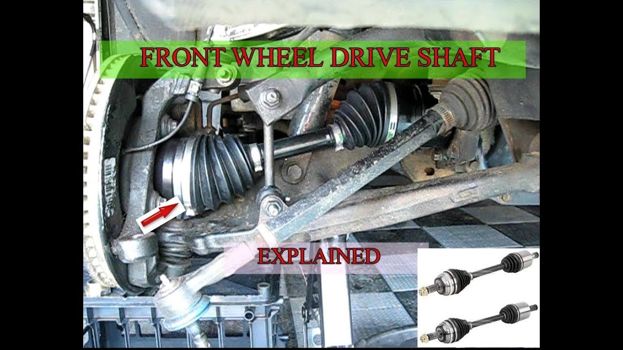 Front wheel drive mechanism | Drive shaft explained