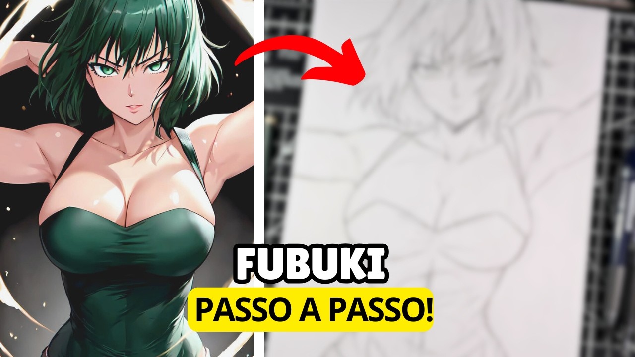 Ninguém te Ensina a Desenhar a Fubuki Assim (Desenho Estilo Waifu Passo a Passo)
