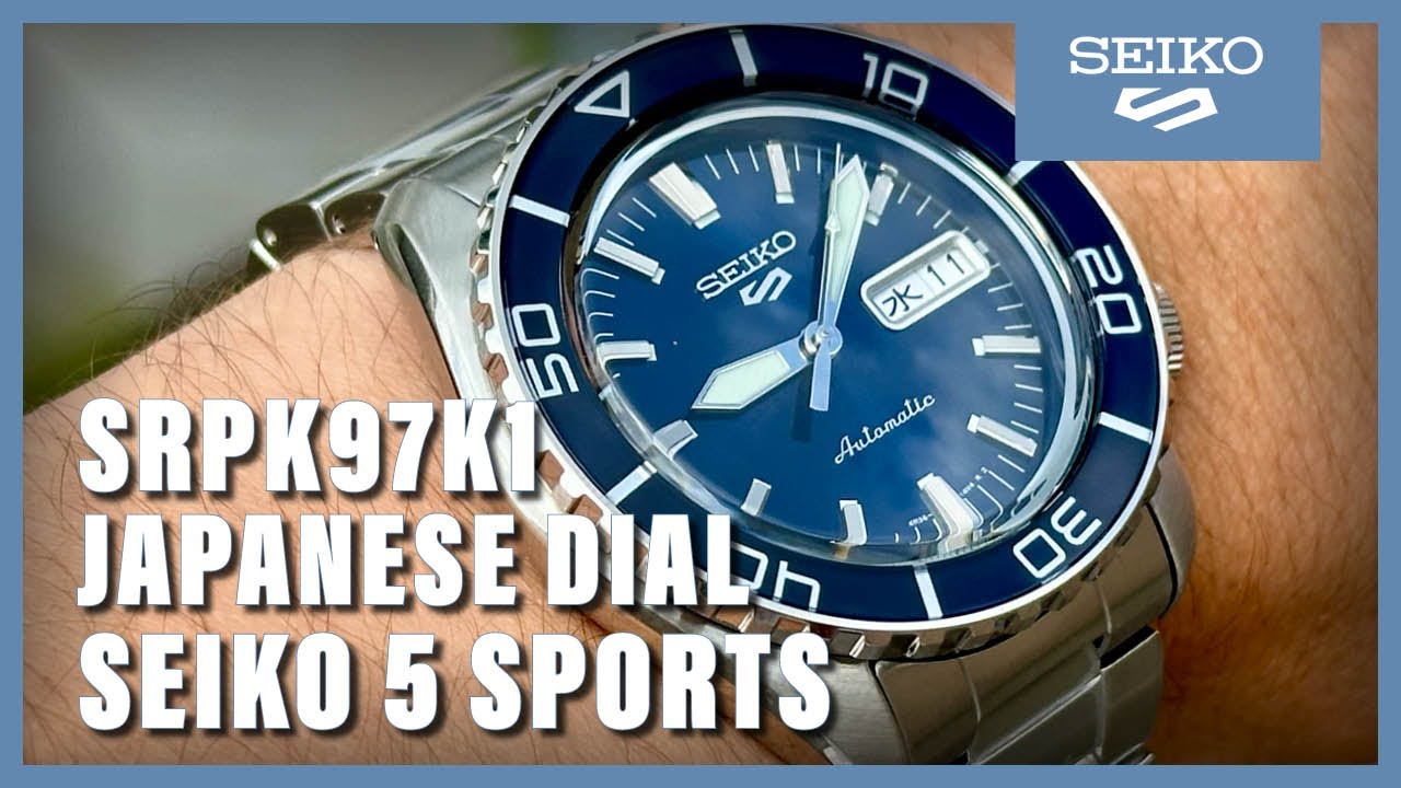 Unboxing The Seiko 5 Sport SRPK97K1