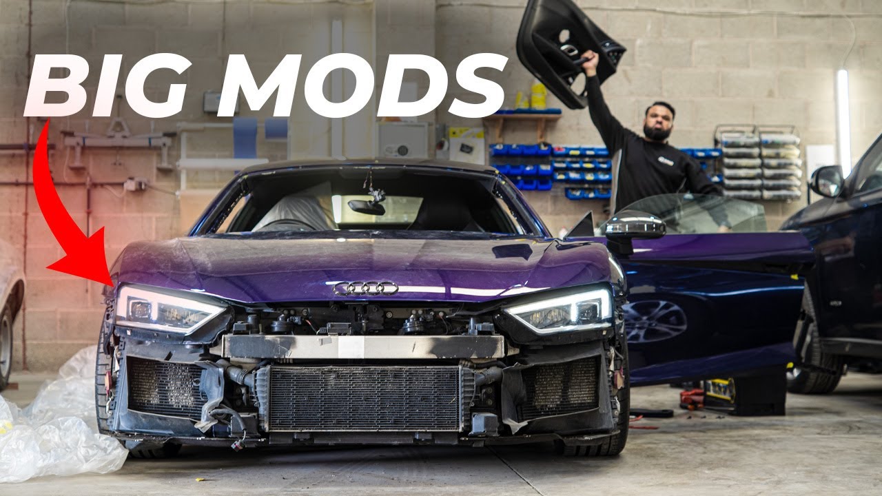 HUGE SUSPENSION UPGRADE ON AUDI R8 V10 PLUS! HOW TO!