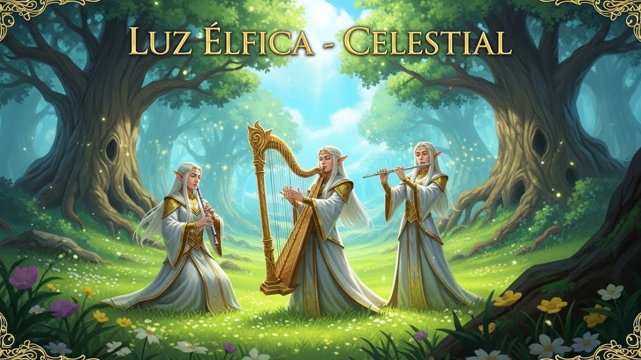 MÚSICA ÉLFICA DEL BOSQUE DE LAS LUCES 🕊️ | RELAJACIÓN CELESTIAL Y SANACIÓN DEL ALMA