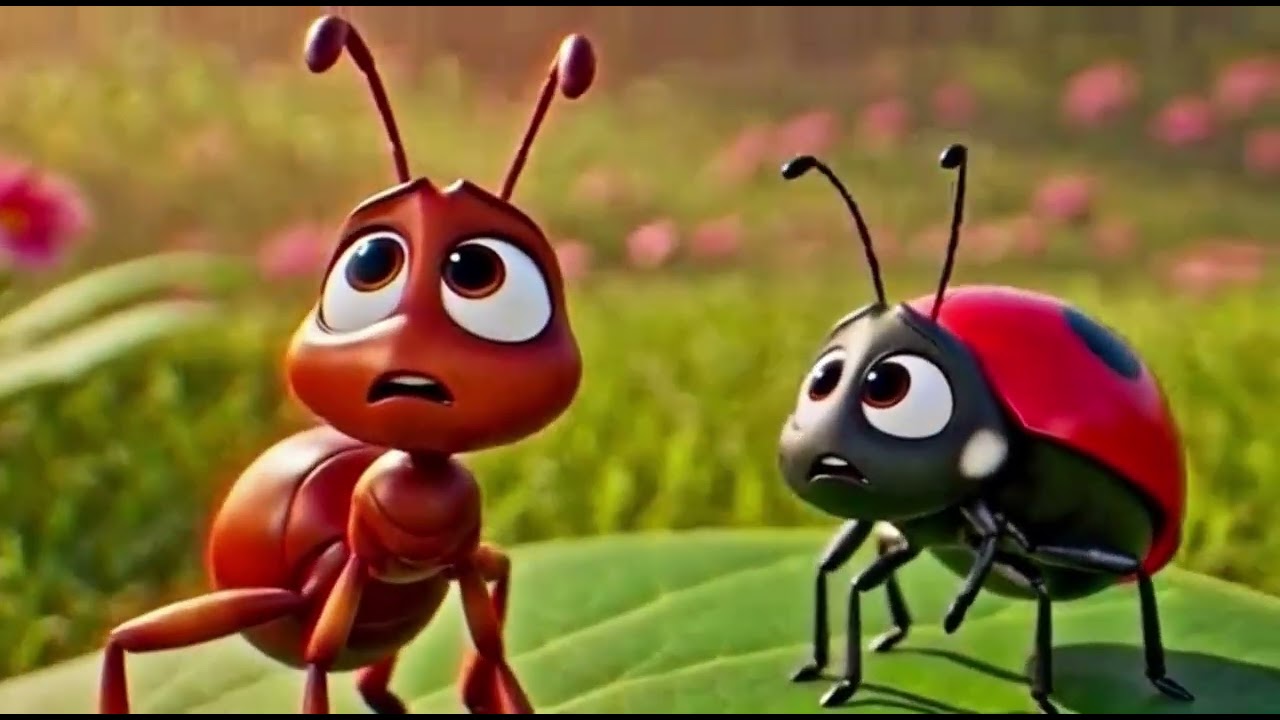 🌿🐜🐞 A Formiguinha e a Joaninha – Uma Amizade