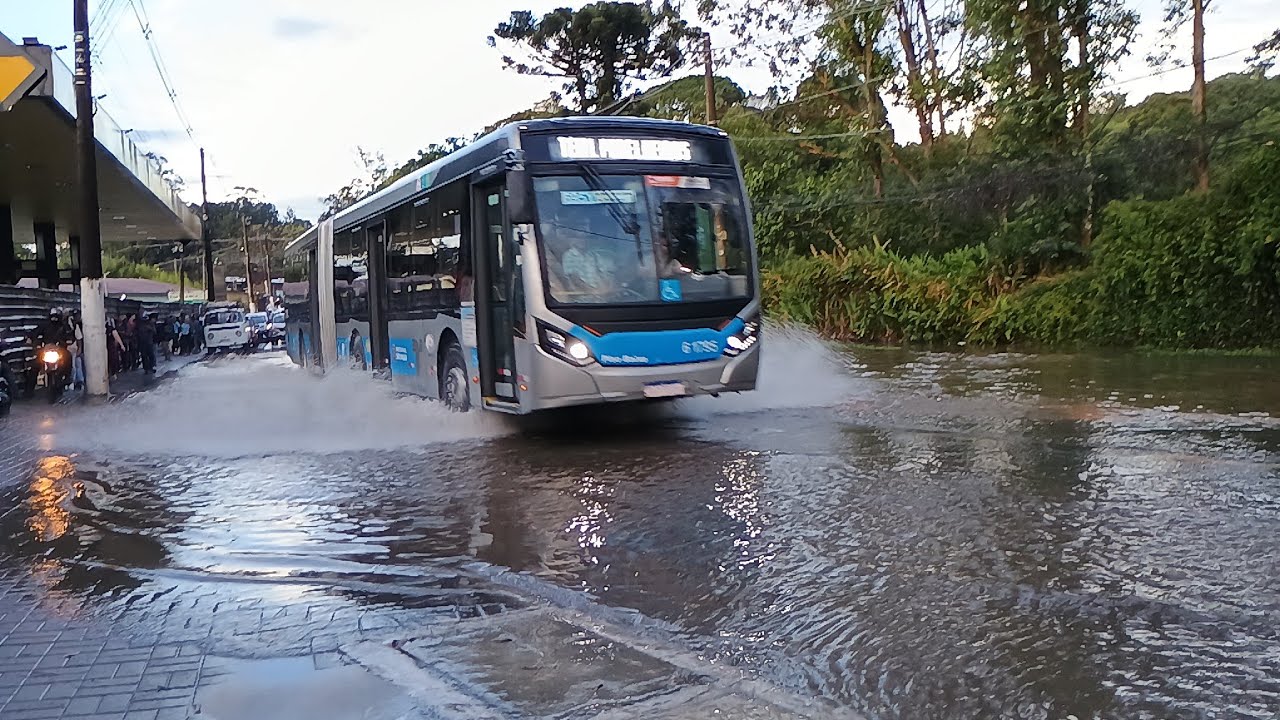 ALAGAMENTO E A MOVIMENTAÇÃO DOS ÔNIBUS 🚍🚌 VILELA , JARDIM ALMEIDA - PARELHEIROS - SP
