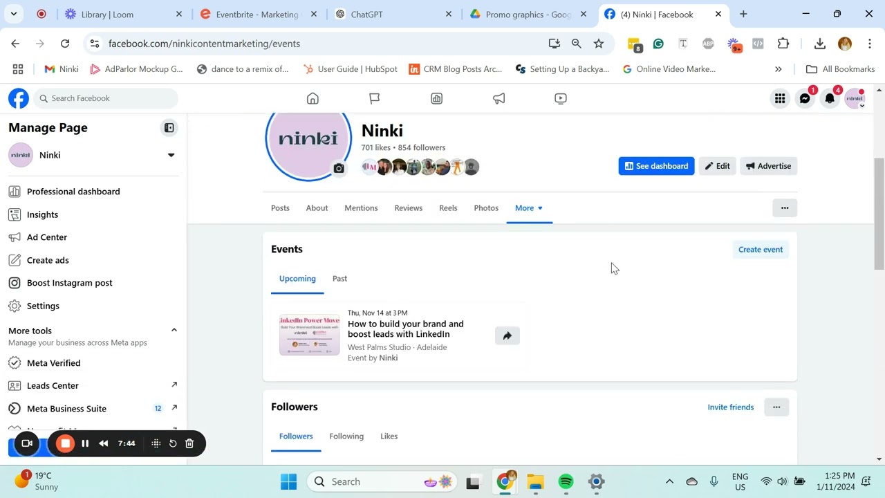 How to create an event on Eventbrite, Facebook and LinkedIn