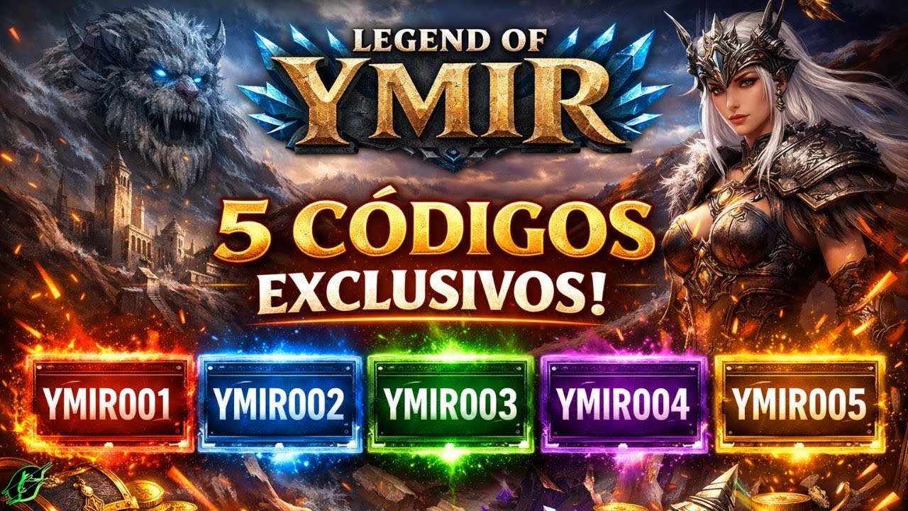 Legend of ymir: 5 códigos novos para vocês usarem  ! Boa sorte a todos !