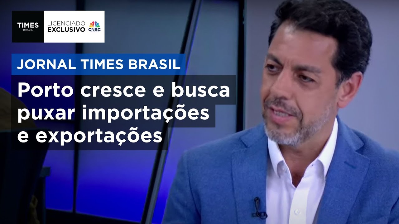 Porto de Santos projeta expansão de 162% e investimentos de R$ 12,5 bilhões, detalha presidente