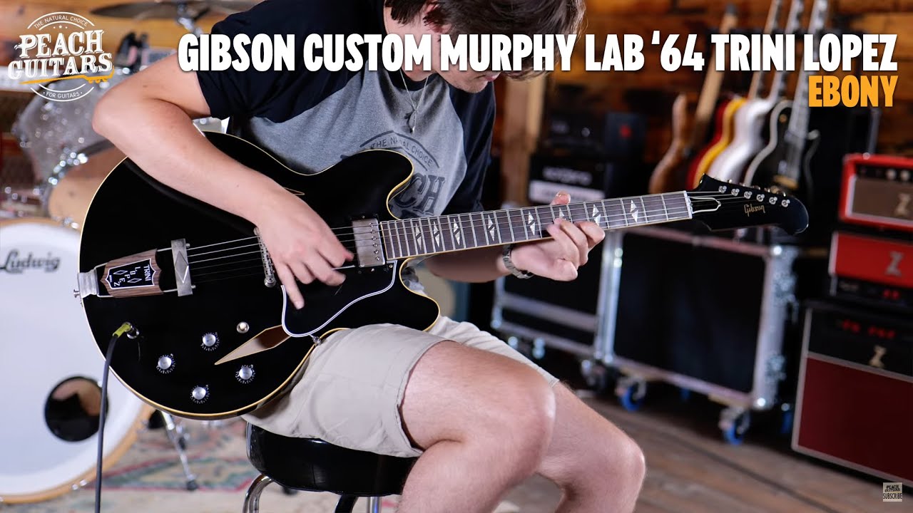 No Talking...Just Tones | Gibson Custom Murphy Lab 1964 Trini Lopez Standard Ebony