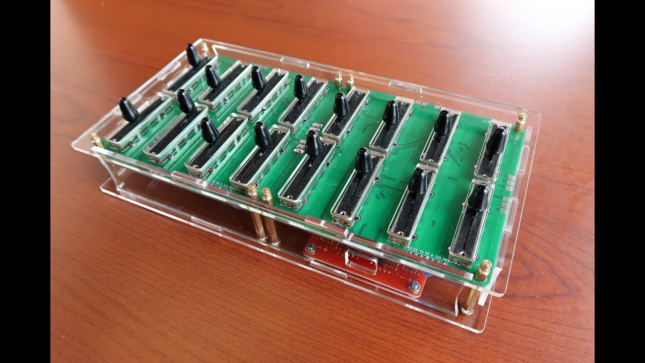 KFB16 (16 Faders) review - Customizable MIDI controller based on Arduino