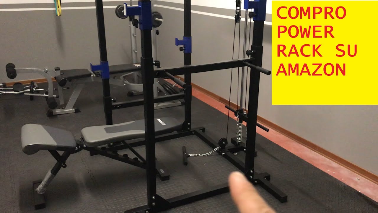 (Tectake)  Unboxing rack palestra comprato su amazon